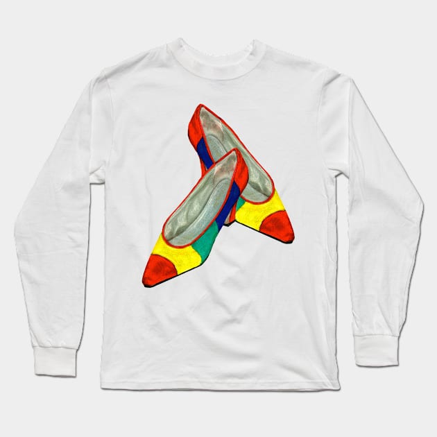 Shoes Long Sleeve T-Shirt by Heatherian